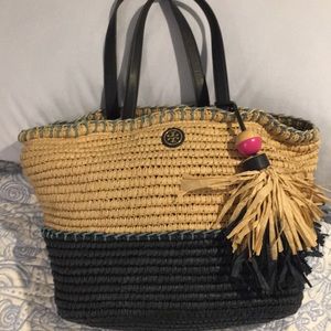 Tory Burch straw bag